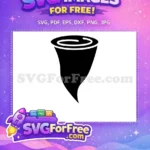 Free Black Swirling Free Powerful Tornado Weather Free SVG - Instant Download
