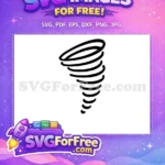 Free Black Swirls Free Dark Shapes Tornado Free SVG - Instant Download