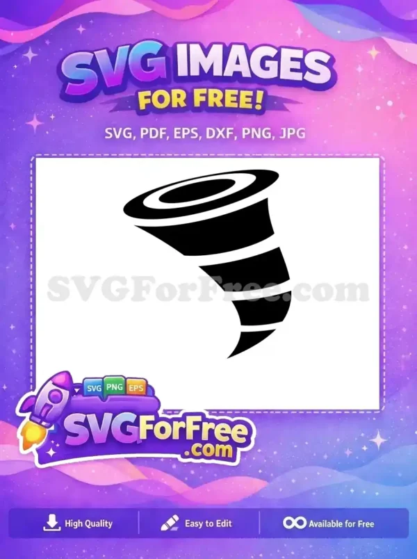 Free Black White Cyclone Free Abstract Art Free SVG