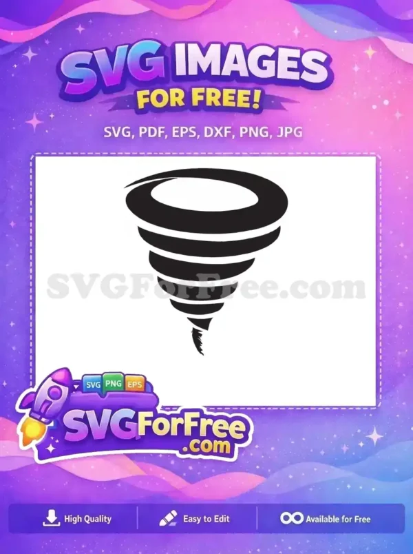 Free Swirling Vortex Free Black and White Weather Free SVG