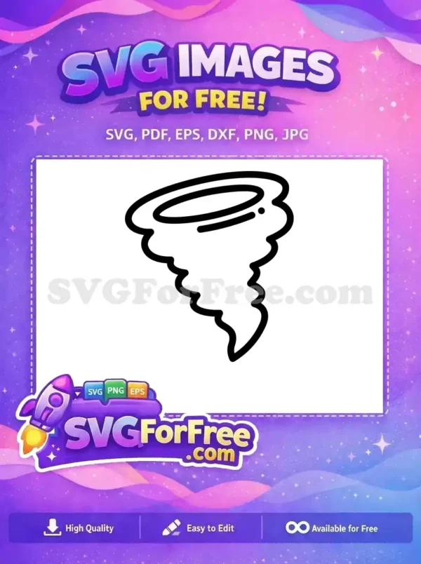 Free Swirling Wind Free Black Outline Weather Free SVG