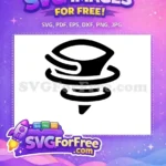 Free Swirling Vortex Free Abstract Shape Tornado Free SVG - Instant Download