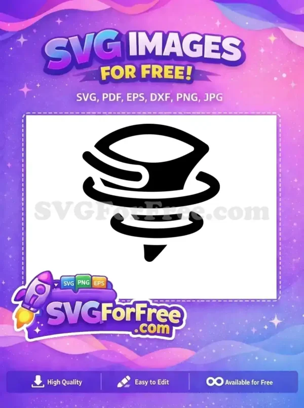 Free Swirling Vortex Free Abstract Shape Tornado Free SVG