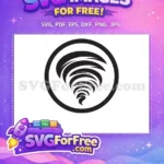 Free Swirling Vortex Free Dark Storm One Free SVG - Instant Download