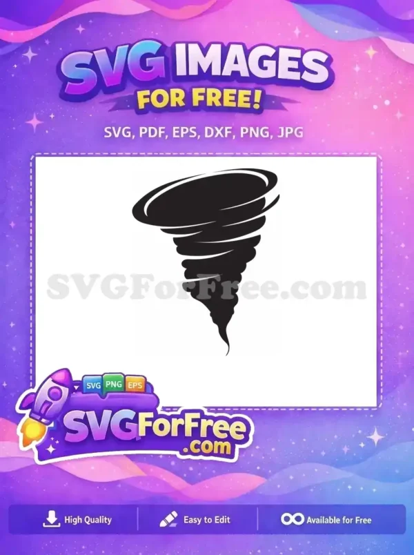 Free Swirling Wind Free Black Storm Simple Free SVG