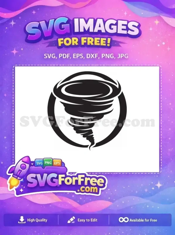 Free Swirling Dark Cloud Free Weather Tornado Free SVG