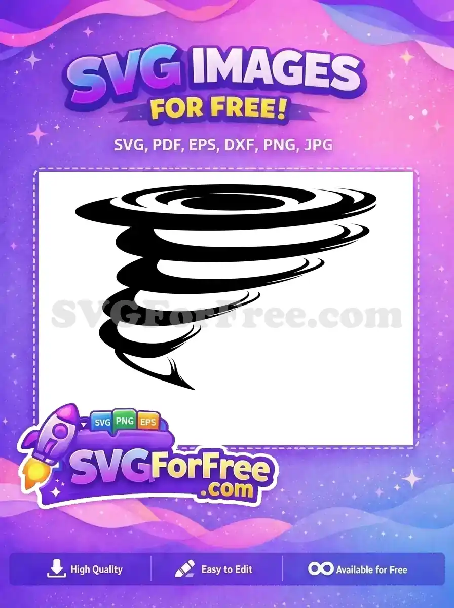 Free Swirling Wind Free Abstract Tornado Shape Free SVG