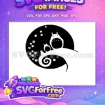 Free Cute Spirits Free Black Silhouette Totoro Movie Free SVG - Instant Download