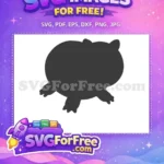 Free Hamm silhouette Free Simple Shape Toy Story Free SVG - Instant Download