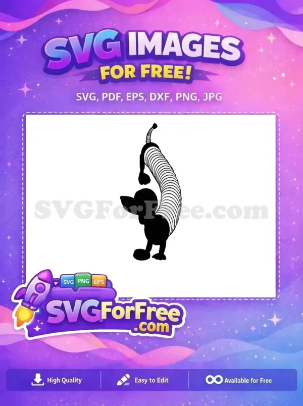 Free Slinky Dog Black Free Silhouette Toy Story Free SVG
