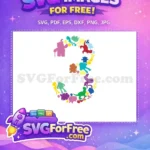 Free Colorful Silhouettes Free Characters Smiling Toy Story Free SVG - Instant Download