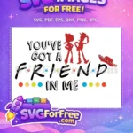 Free Woody Jessie Silhouette Free Friends Inspired Toy Story Free SVG - Instant Download