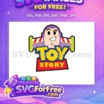 Free Smiling Buzz Lightyear Free Toy Story Movie Free SVG - Instant Download