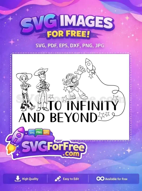 Free Woody Jessie Free Buzz Rocket Toy Story Free SVG