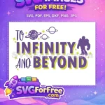 Free Planets Stars Purple Buzz Lightyear Toy Story Free SVG - Instant Download
