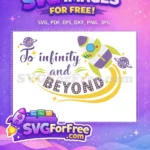 Free Planets Rocket Free To Infinity And Beyond Toy Story Free SVG - Instant Download