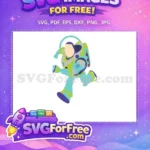 Free Buzz Lightyear Running Free Toy Story Movie Free SVG - Instant Download