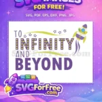 Free To Infinity Free Rocket Stars Toy Story Free SVG - Instant Download