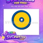 Free Blue and Yellow Free Target Toy Story Free SVG - Instant Download