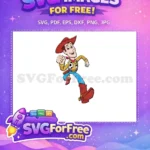 Free Running Woody Free Sheriff Badge Toy Story Free SVG 1 - Instant Download
