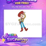 Free Sheriff Woody Smiling Free Cowboy Hat Toy Story Free SVG 1 - Instant Download
