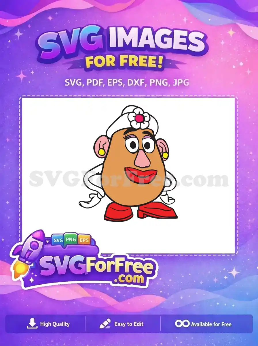 Free Flower Hat Free Red Shoes Toy Story Free SVG