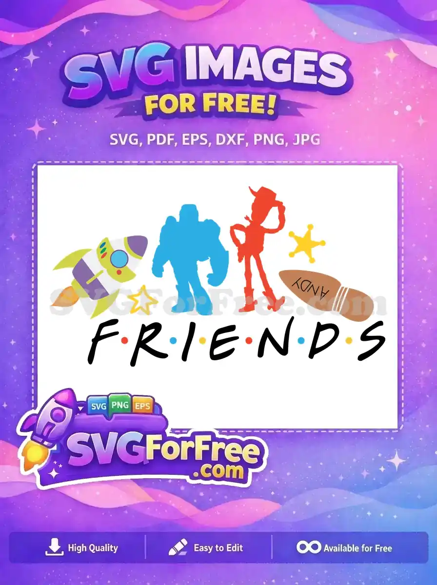 Free Buzz Lightyear Free Woody Silhouette Toy Story Friends Free SVG
