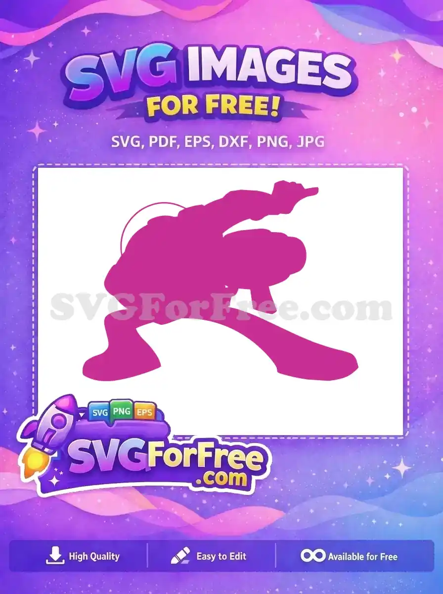 Free Pink Buzz Lightyear Free Action Pose Toy Story Free SVG