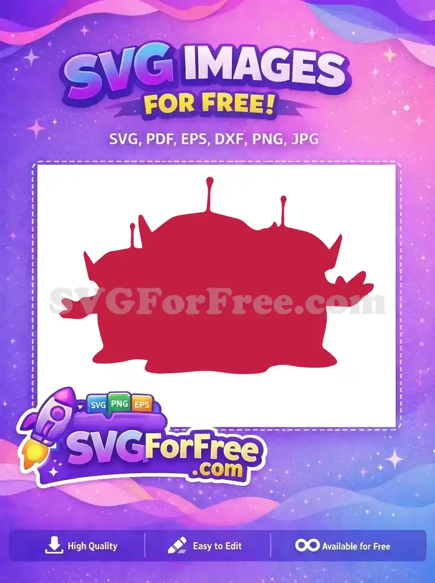 Free Three Eyed Aliens Free Red Silhouette Toy Story Free SVG