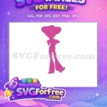 Free Jessie Silhouette Free Cowgirl Detail Toy Story Free SVG - Instant Download