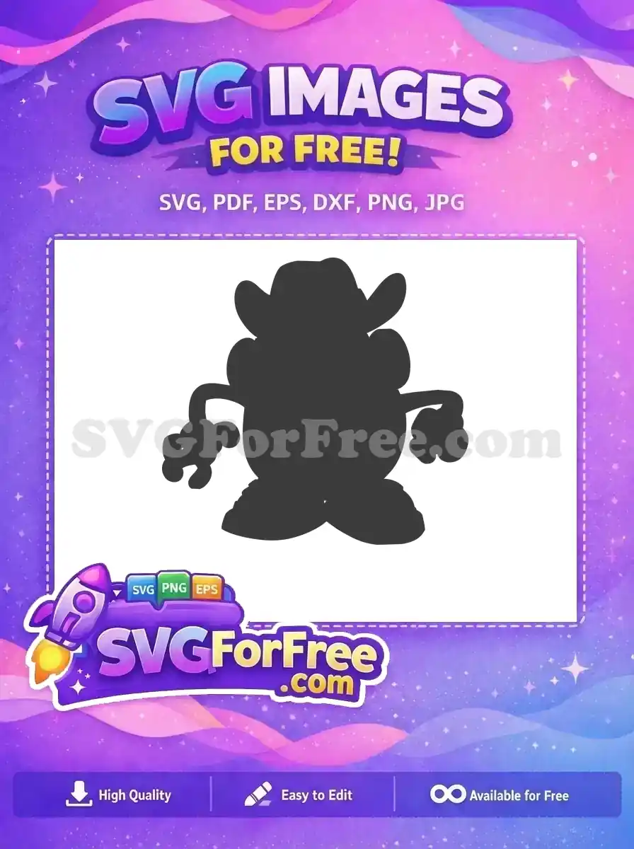 Free Cowboy Hat Free Potato Head Toy Story Free SVG 1