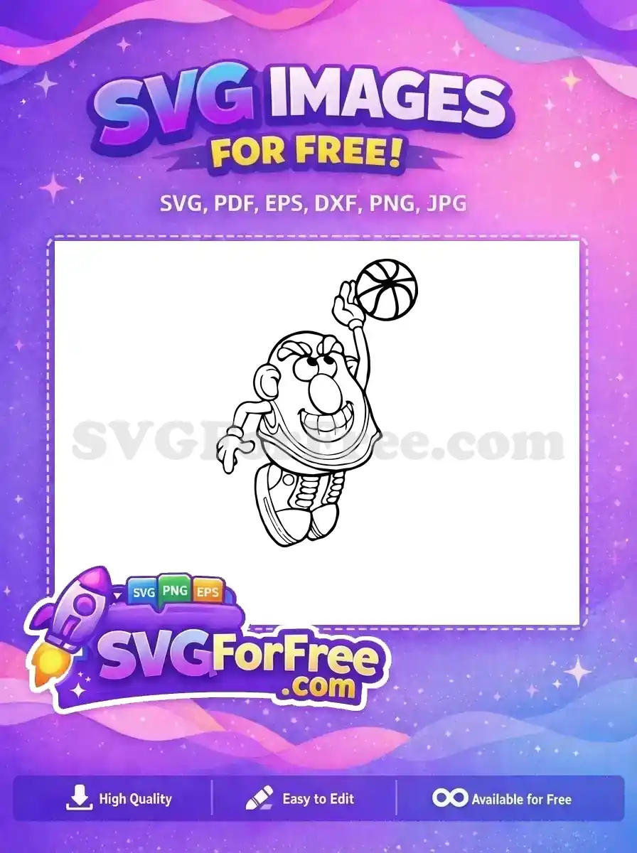 Free Smiling Face Free Basketball Player Toy Story Free SVG