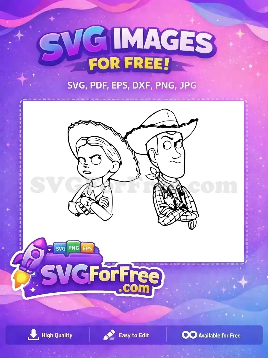 Free Sheriff Woody Free Jessie Grumpy Toy Story Free SVG