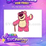 Free Smiling Lotso Bear Free Cane Accessory Toy Story Free SVG - Instant Download