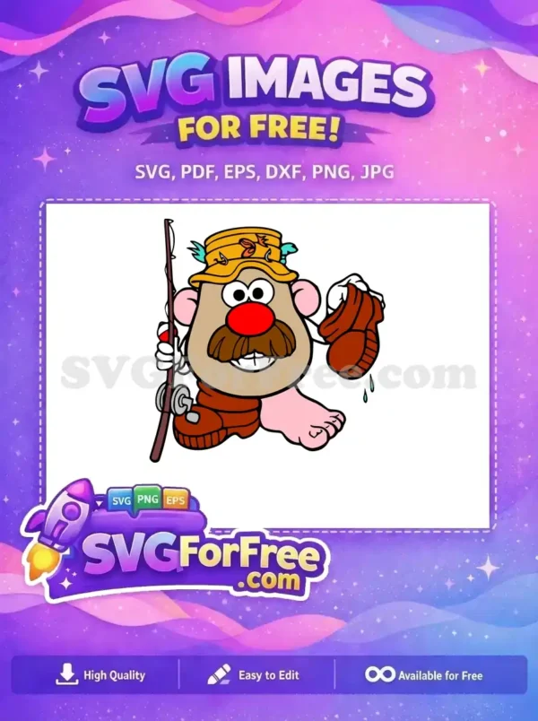 Free Fisherman Hat Free Fishing Pole Toy Story Free SVG