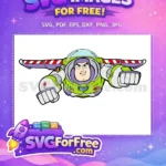 Free Buzz Lightyear Flying Free Confident Toy Story Free SVG - Instant Download
