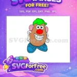 Free Smiling Face Free Green Cap Toy Story Free SVG - Instant Download