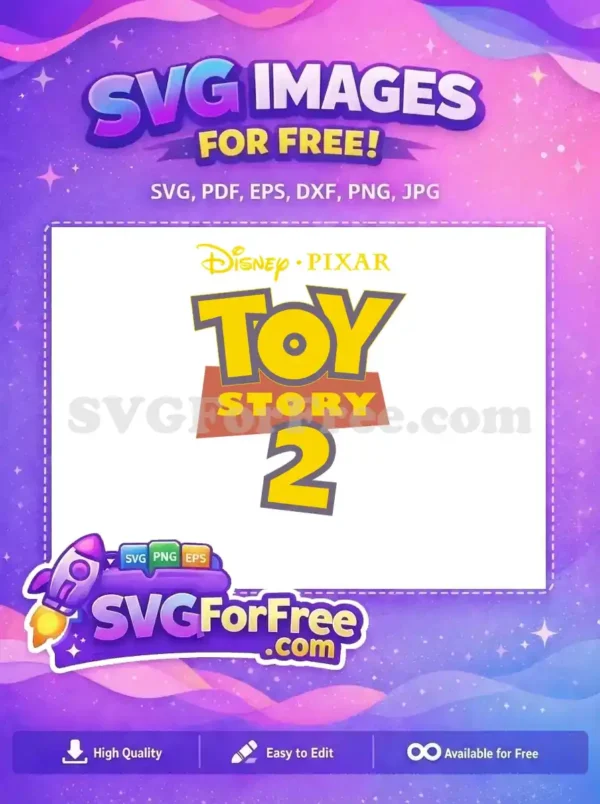 Free Yellow Letters Free Number Two Toy Story Free SVG