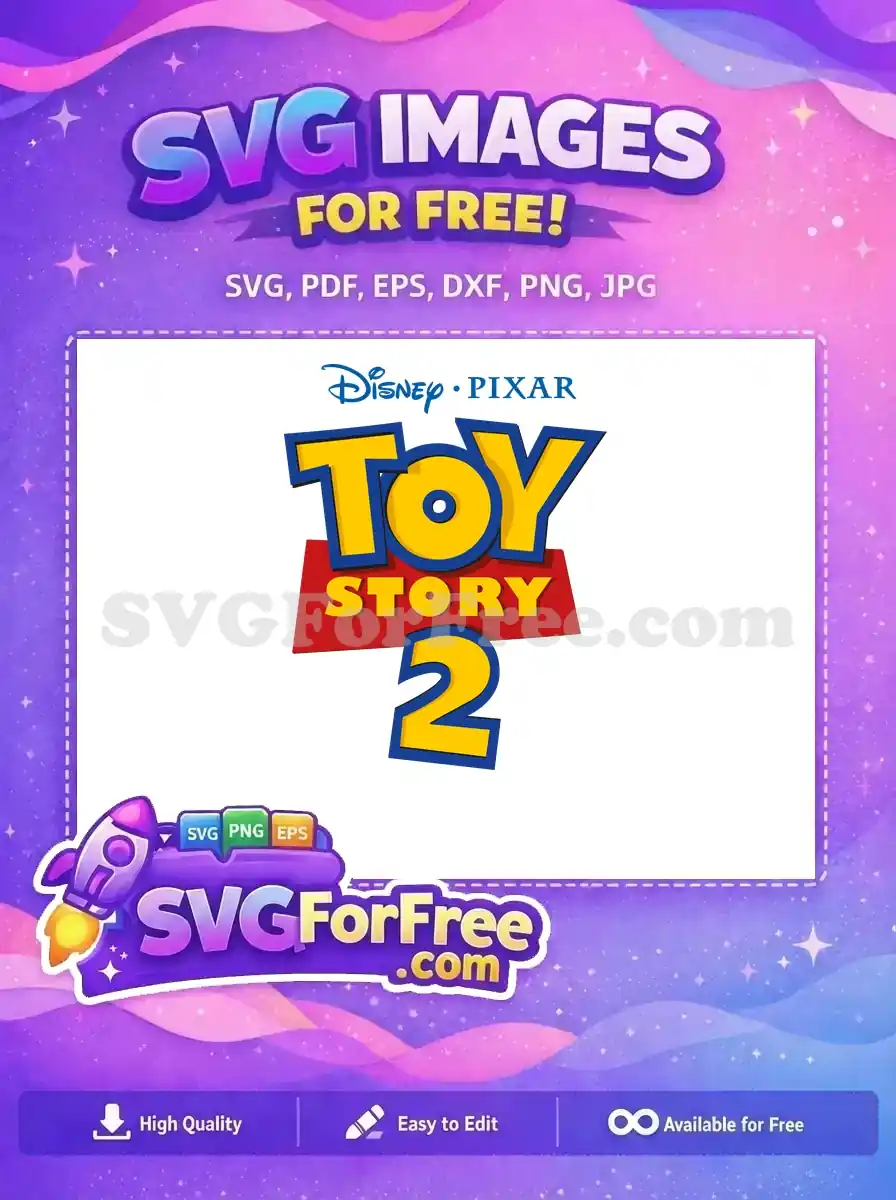 Free Toy Story Letters Free Number Two Movie Free SVG