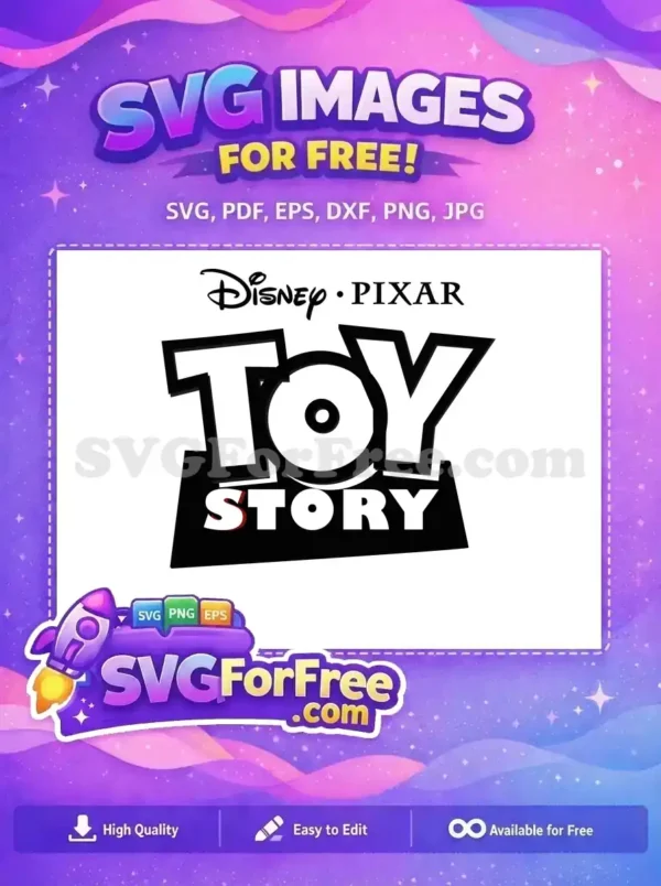 Free Black White Outline Free Toy Story Movie Free SVG