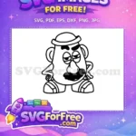 Free Grumpy Eyes Free Mustache Toy Story Free SVG 2 - Instant Download