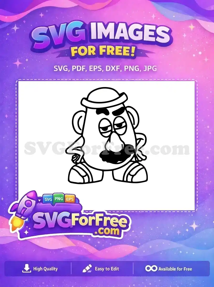 Free Grumpy Eyes Free Mustache Toy Story Free SVG 2