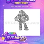 Free Sheriff Woody face Free Toy Story Free SVG - Instant Download
