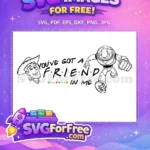 Free Smiling Woody Free Buzz Lightyear Toy Story Free SVG - Instant Download