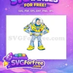 Free Buzz Lightyear Smiling Free Space Ranger Toy Story Free SVG - Instant Download