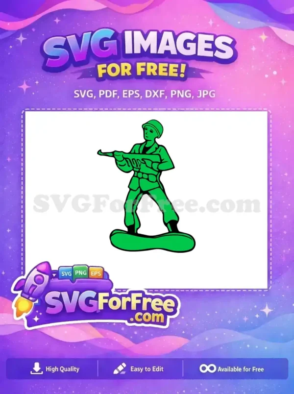 Free Army Man Green Free Toy Story Free SVG