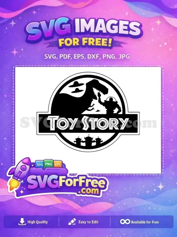 Free Rex Silhouette Free Buzz Silhouette Toy Story Free SVG