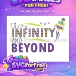 Free Purple Dotted Letters Free Rocket Stars Toy Story Free SVG - Instant Download