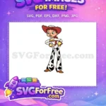 Free Green Eyes Free Red Hat Jessie Toy Story Free SVG - Instant Download