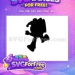 Free Running Pose Free Silhouette Woody Toy Story Free SVG - Instant Download